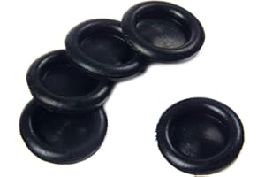 BAAQII 5pcs Joint en Caoutchouc Noir obturateur Aveugle Trou Fil câble Joint Passe-câbles 35mm