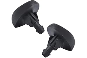 Almencla 2pcs Gicleur de Pompe Buse de Pulvérisation de Lave-Glace Buse d'Essuie-Glace Avant Buse d'Arrosage pour Citroen C3 / C3 Picasso Peugeot 106/207/308