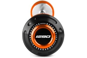 Modeer Para 1290 Super Adventure/S/R/T 1290 Super Duke GT/R/RR/R EVO Motocicleta Eje Delantero Horquilla Rueda Protección contra caídas Crash Pad 1290 Accesorios (1290-Orange)