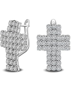 Wiftly Mode Kreuz Creolen 925 St