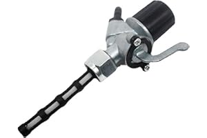 BAMYLI Benzinhahn für Simson S50 S51 S53 S70 S83 SR1 SR2, MZ ETZ TS ES 125 150 250 251 Benzinhahn Kraftstoffhahn Kraftstoffhahn Schräg für Simson