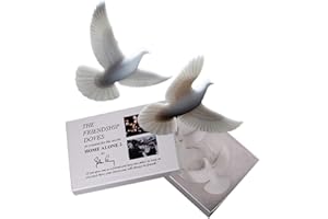 CULTICA John Perry Christmas Turtle Doves oficjalne gołębie przyjaźni symbol Boże Narodzenie miłość zestaw 2 sztuki od oficjalnego artysty filmu Kevin Allein In NY