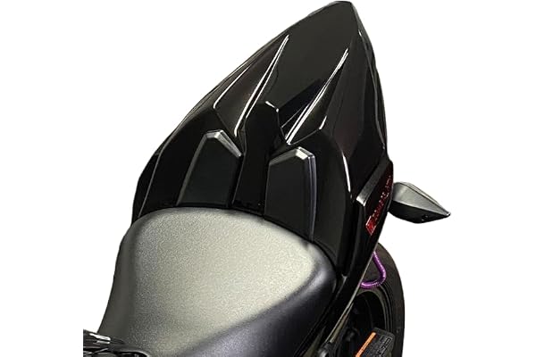 TAZGANTAX Housse de carénage de Capot de siège de Passager arrière de Moto Compatible avec Ka-WA-sa-ki Z650 Ninja 650 Z-650 NINJA-650 Accessoires 17 2018 2019 2020 2021 2022 2023(Noir)