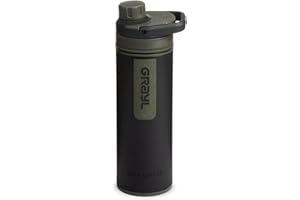 GRAYL UltraPress 500ml Filtro de agua para exteriores Agua potable I Elimina el 99,99% de todas las bacterias y virus I Perfecto para camping, supervivencia y viajes