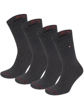 Tommy Hilfiger Herren Sportsocken. 6 Paar sehr gute Markensocken mit weicher Frotteesohle