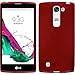 Price comparison product image PhoneNatic Silicone Case compatible with LG Magna - brushed red Cover + protective foils