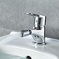 Ibergrif M15057 Star, Miscelatore Bidet Bagno Monocomando, Bidè per Lavabo, Cromo, Argento