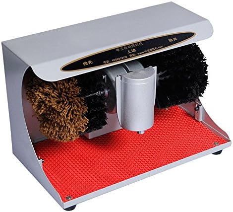 QFFL Shoe Polisher Automatic Sensor Vertical shoeshine Household Dual Motor Electric Shoe Brush Machine 3 Colors Available 37 * 25 * 20cm Shoe Brushes (Color : A)