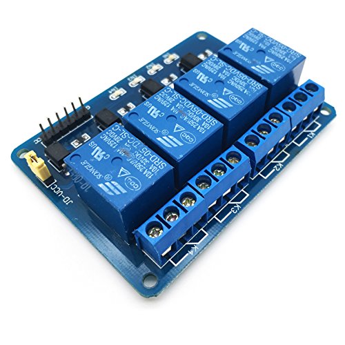 MaxDirectX Relay Module 4 Kanäle RelaisModul Brett 5V Für for Arduino UNO 2560 1280 ARM PIC AVR STM32 4-CH 5V 4 Kanäle Relais Modul-Brett für Arduino TTL Logik PIC DSP AVR ARM Relais Modul - 3