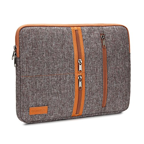 DOMISO 14 Zoll Einfachen Stil Laptoptaschen Business Laptop Notebook H  lle Sleeve Laptoptasche Sleeve H  lle Schutztasche   Braun