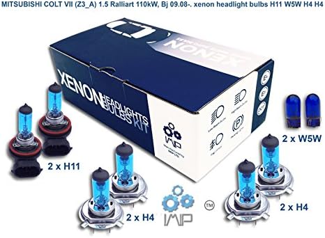 IMIP - Gen051-1593-264 / MITSUBISHI COLT VII (Z3_A) 1.5 Ralliart / Xenon Headlight bulbs Kit H11 W5W H4 H4