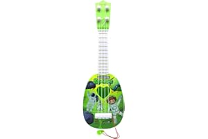 FADCAER Chitarra per Bambini,Kids Ukulele Toy, 32cm Guitar Musical Toy Ukulele Strumento con 4 corde Ajustable Imparando Giocattoli Educativi Mini Chitarra per Toddlers Beginners Boys Girls Gift (Style-E)