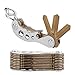 Price comparison product image Compact Key Holder and Keychain Organizer, Smart Keychain Holder Multi-Function Pocket Key Gadget, Bottle & Sim Opener, Loop Piece, Expansion Pack up to 14 Keys - Great Gift