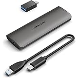 Lemorele M.2 NVME SSD-Adaptateur de Boîtier (sans Outils), Boîtier SSD NVMe USB 3.1 Gen 2, Boîtier Externe Disque Dur pour NV