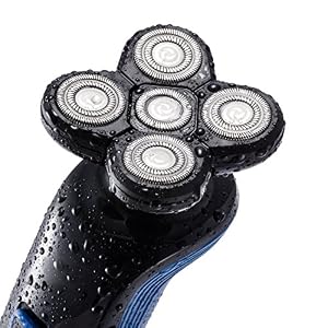 TurnRaise Bald Head Shaver, Rechargeable 5 Headed Flex Shaver Razor Designed for Bald Head and Face Shaving (UPGRADED… - Image 4