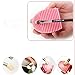 TopSuper Silicone MakeUp Washing Brush Scrubber Board Cosmetic Clean Tool Cleaning Glove (Pink)