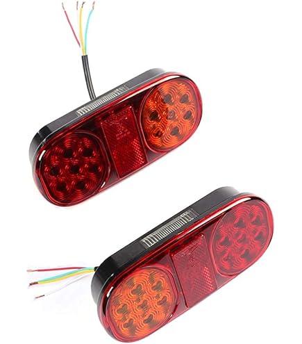 2x DDR Rückleuchten Dreikammer - Anhängerleuchten 12V/24V