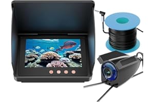 JONIKUPER 4.3 Inch For Ultra Clear ​screen Fish Finder Underwater Fishing Camera Ice Boat(4.3IPS+camera15m)