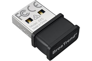 BrosTrend WiFi 6 AX300 Clé USB WiFi Linux, 2.4GHz Seulement, Nano Clé Wi-Fi Linux pour Ubuntu, Mint, Debian, Kubuntu, Mate, Zorin, PureOS, Windows 11/10/7, 286Mbps Cle Wi-Fi 6 pour PC, Raspberry Pi 2+