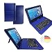 Produktbild Samsung Galaxy Tab S2 8.0 SM-T719 - Tastatur Tablet Tasche mit Standfunktion - Deutsche Tastenbelegung - 8 Zoll Blau Tastatur