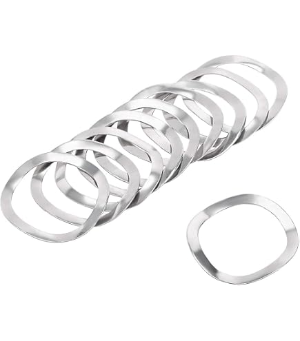 Lot De 50 Rondelles Ondulées Uxcell – 12x18mm, épaisseur 0,3mm