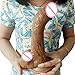 Produktbild Wei-d 24cm Real Dildo Dong Große Penis-Nachbildung mit Saugnapf/ Hoden , Brown