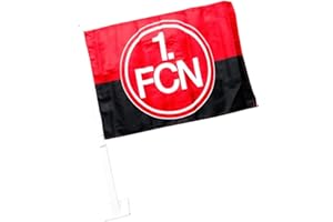 FCN 1. FC NÜRNBERG E. V. Autofahne FCN 1. FC Nürnberg Fahne Auto-Fahne Fahne