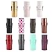 UNIQUEBELLA Makeup Brush Set, PE & PU Cosmetic Brushes Tool Kit Cup Holder Case Gift, Women Girl Makeup Brush Holder Case Container Cylinder for Home Travel Case, H 18cm, W:6.6-7cm,#15