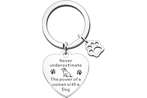 FMCC Dog Gifts for Women Keyring -Funny Dog Gifts for Dog Lovers Women With a Dog
