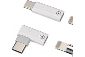 KEFIANY Lightning Female to USB C Male Adapter(2 Pack) for Apple Pencil 1st Generation Compatible for Ipad Type C Dongle Ipencil Charger Accessories Pen Charging Adapter Connector Thunderbolt 4 Converter