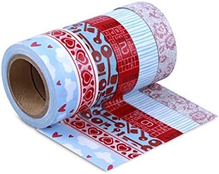LolliZ Washi Tape - Spring Garden Set with Six Rolls of Fun and Festive Colors by LolliZ