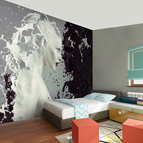 Fototapete Milk & Coffee 352 x 250 cm – Vliestapete – Wandtapete – Vlies Phototapete – Wand – Wandbilder XXL – !!! 100% MADE IN GERMANY !!! Runa Tapete 9048011a - 5