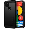 Spigen Tough Armor Hülle Kompatibel mit Google Pixel 5 -Schwarz