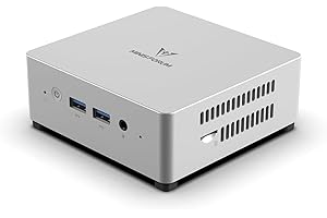 MINIS FORUM UN100L Mini PC, processeur Intel N100 4 cœurs/4 threads jusqu'à 3,4 GHz, 16 Go LPDDR5 512 Go PCIe3.0 SSD Mini Ordinateur,Intel UHD Graphics, HDMI/DisplayPort/USB-C, RJ45 1000 M, USB3.2 × 3