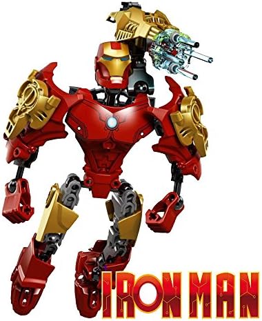 FASHIONIKON Marvel DC SUPER HERO figures with Tools Avengers Super Hero Batman Iron Man Hulk Captain America Green Lantern Joker (IRON MAN)