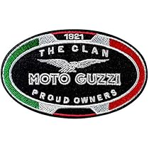 MZ Racer Toppa Ricamata Termoadesiva Per Moto - 10,9x7,6 Cm - Patch Moto Con Ferro Da Stiro, Prodotto In UE