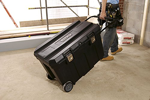 Stanley Mobile Montagebox, 96.2 x 59.1 x 57.8 cm, 190 l Stauraum, Metallverschlüsse, herausziehbarer Handgriff, 1-93-278 - 4