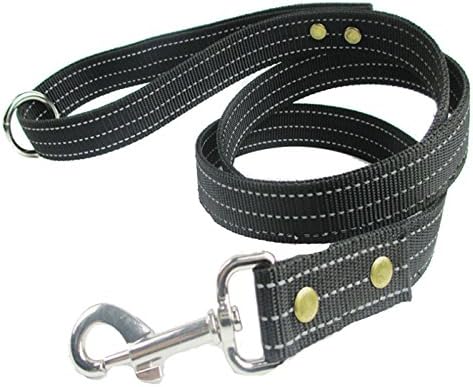 Reflective Dog Leads 4.2ft Long Training Leashes/Leads for Safety Walking and Training for Medium to Large Dogs Night Walking