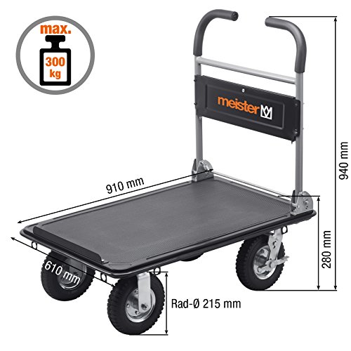 Meister Plattformwagen „cross-over“ 300 kg, klappbar, 8985700 - 2