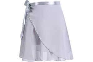 GENERIC Newwyt Damen Chiffon Wickelrock Klassischer Ballett Wickelrock Mädchen Tutu Tanzrock Tanz Schlittschuh über Schal Rock Dancewear Polyester-Faser