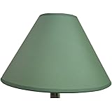 CT Lighting 14" Cotton Coolie Pendant Or Table Lampshade In Mid Green Colour