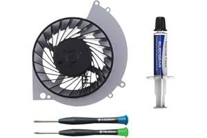 ElecGear Internal Cooling Fan for PS4 CUH-1xxx - CPU Heatsink Cooler, Arctic MX-2 Thermal Compound Paste, TR9 Torx Security, PH1 Screwdriver Tool Kit for PlayStation 4 Console