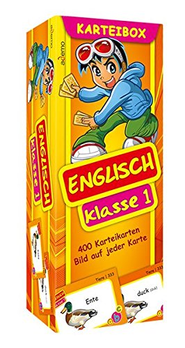Download Karteibox Englisch Klasse 1: mit farbigen Karteikarten
