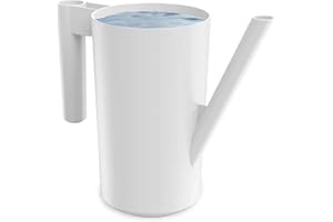 ‎PECZEKO PECZEKO Gießkanne 2,0 Liter für Haus & Garten - aus robustem Kunststoff - giesskanne zur einfachen Bewässerung von Blumen, Pflanzen und zimmerpflanzen 1er-Set (1 Pack) Weiß