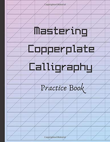 Script Lettering In Graphing Paper Buy Mastering Copperplate Calligraphy Practice Book: Spencerian Pens ...