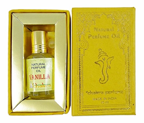 Chakra Natural Perfume Vanilla Oil Fragrance 100% Pure Natural Perfume Oil 10ml