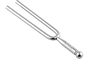 Voarge Stimmgabel, Standard A440 Hz Stimmgabel aus Edelstahl, für Musical Standard-Instrumente Violine Gitarren Tuner Geräte
