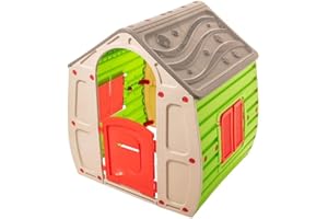 BETOYS Casetta per bambini, magica e colorata, per giocare all’aperto o al chiuso, per bambini dai 2 anni in su