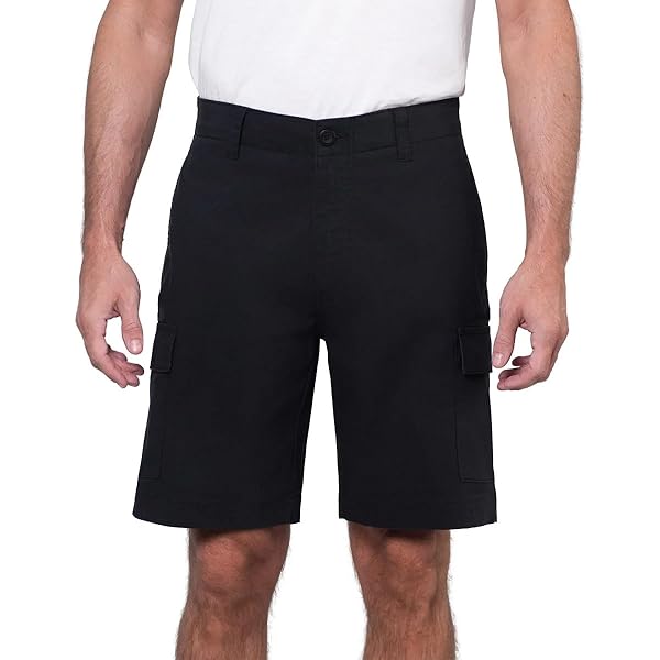 Vintage WEARFIRST Mens Blue Nights Cargo Shorts Belted Size 34 NWT...