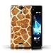 Produktbild Gedruckt Schutzkoffer Schutzhüllen / Hülle für Sony Xperia V/LT25i / Giraffe Muster / Tierpelz Muster Kollektion